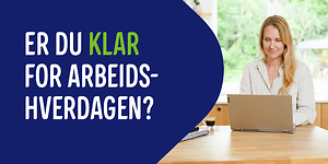 tilbake til arbeidshverdagen banner med norsk tekst
