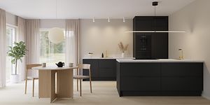 Tyylikkään musta Epoq-keittö