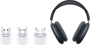 AirPods 4, AirPods Pro 2, AirPods Max