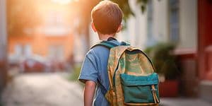 Young boy school BTR