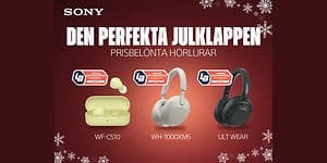 Sony hörlurar – den perfekta julklappen