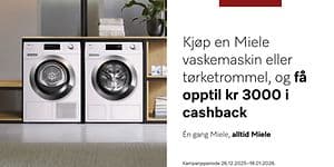 Miele Laundry Cashback Campaign - Top banner 