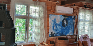 Varmepumpe i træsommerhus