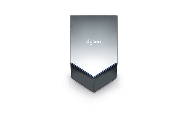 Dyson Airblade V håndtørker på hvit bakgrunn