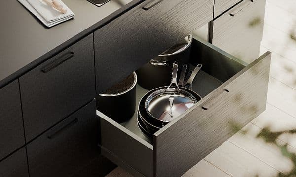 Epoq - Edge Black Ash - Kökslåda