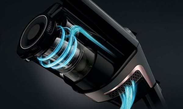 Miele Triflex - Vortex-teknologi