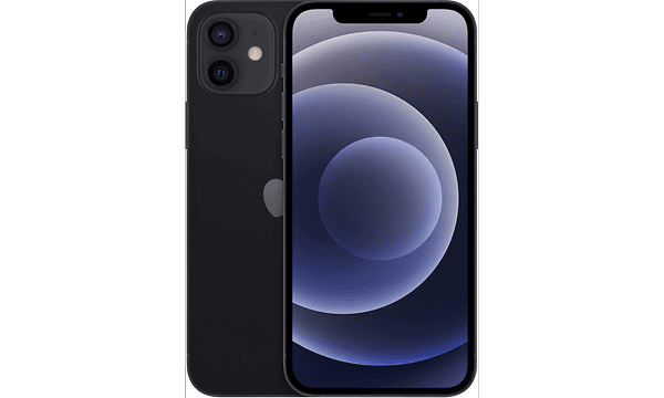 Musta iPhone 12 -tuotekuva