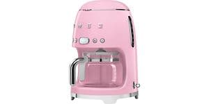 50-talls rosa kaffetrakter fra Smeg