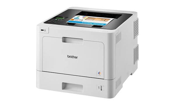 Produktbilde av hvit Brother HLL8260CDW printer mot hvit bakgrunn