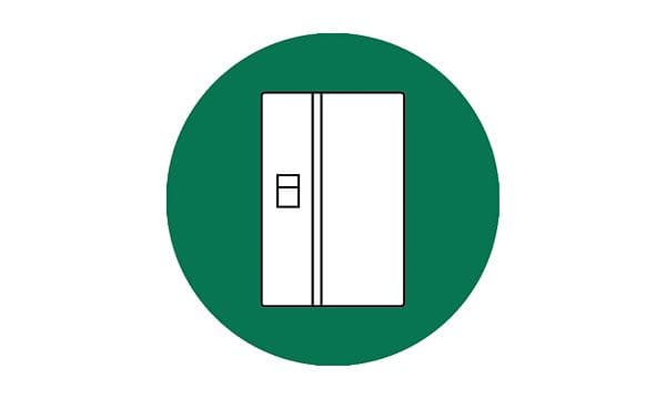 Logo med amerikansk køleskab