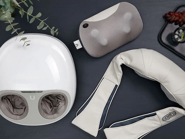 Samling af YouCare-massageprodukter