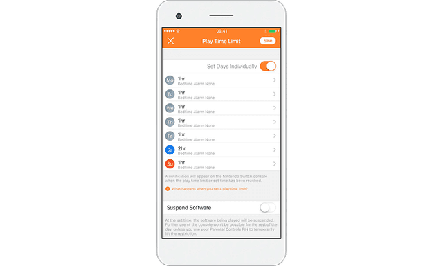 Billede af smartphone med gaming limit