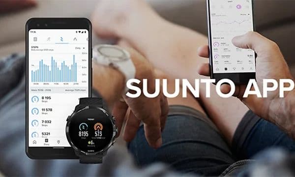 Suunto app vist på smartphone
