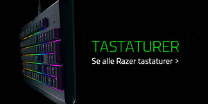 Razer tastatur med norsk tekst