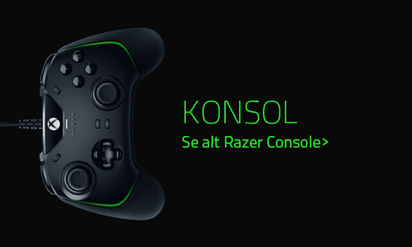 Gaming - Razer - DK - sort version - konsol