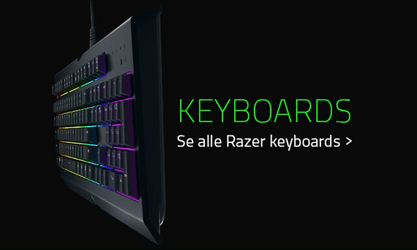 Gaming - Razer - DK - sort version - tastaturer