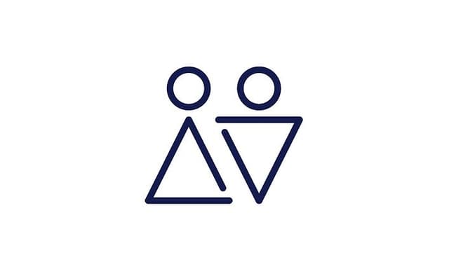 Woman and man icons
