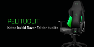 Gaming - Razer - FI - musta versio - pelituolit