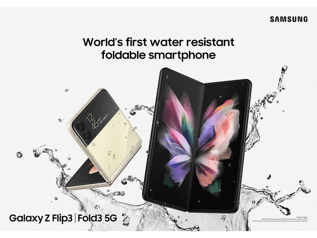 Samsung Galaxy Z Fold3 og Z Flip3 banner