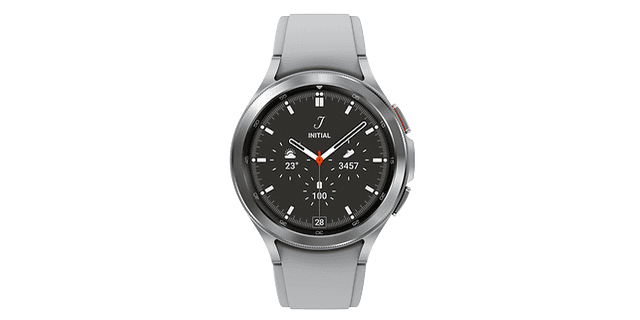Samsung Galaxy Watch 4 in silver