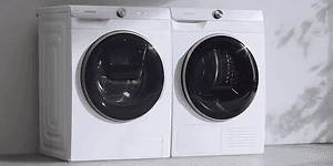 MDA - Samsung - Waher and dryer in an empty room