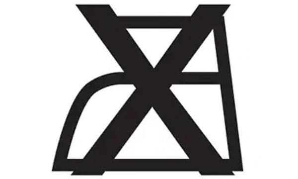 ingen stryking-symbol
