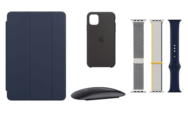 Apple accessories - covers, mouse and watch straps
