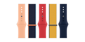 Klokkereimer i ulike farger til Apple Watch