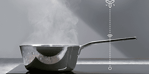  Saucepan on induction hob