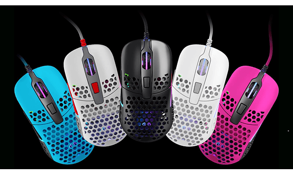 M42 gaming-mus fra Xtrfy i fem ulike farger