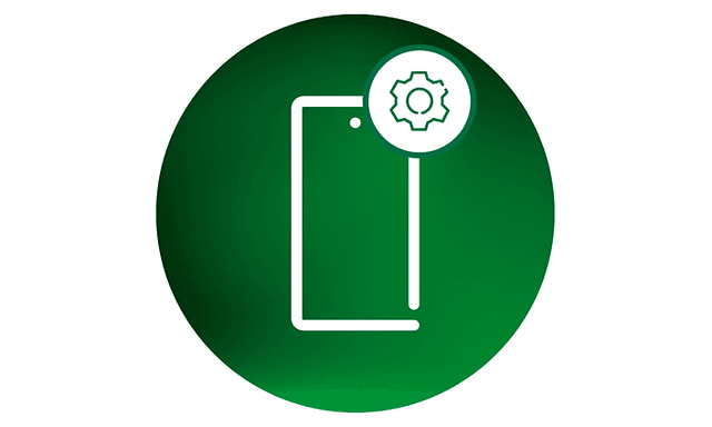 Smarttelefon servicelogo