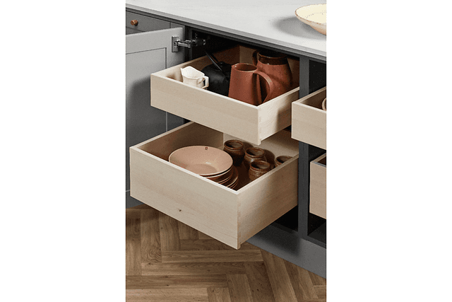 Drawers with kitchen stuff