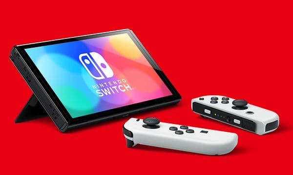 Pöytämallinen Switch OLED model -konsoli