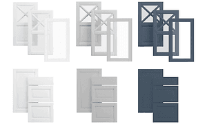 Epoq Heritage fronter i fargene Classic White, Light Grey og Blue Grey