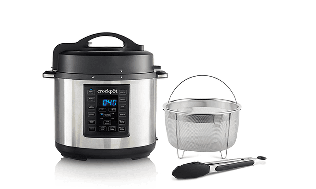 Crockpot Multicooker med tillbehör. 