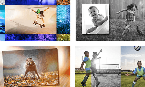 en kollasje med flere ulike bilder