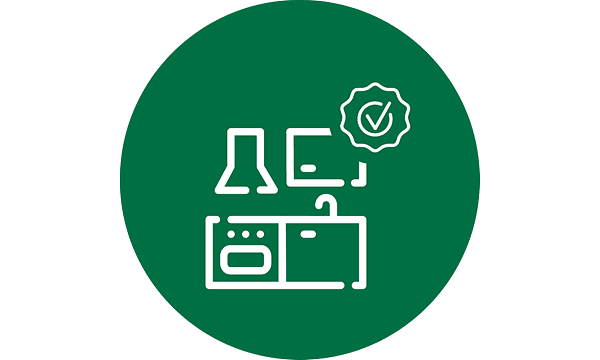 Epoq kjøkken rund reklamasjonslogo