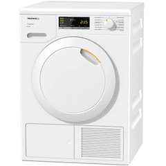 Hvid tørretumbler fra Miele