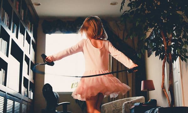 Jente som danser