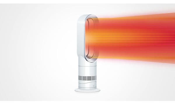 Illustration af Air Multiplier i Dyson Hot & Cool-ventilator