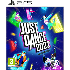 Gaming : Just Dance 2022 game cover.