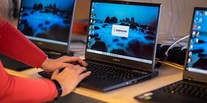 UL booting 3DMark on a gaming laptop