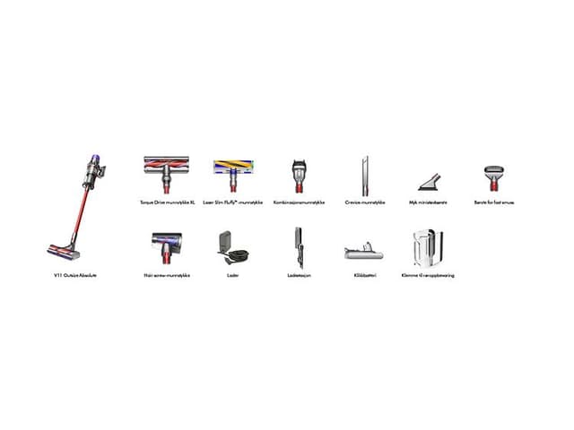 Dyson Outsize Absolute tilbehør