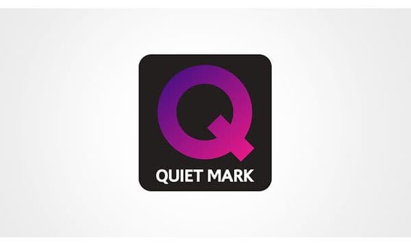 Dyson Hot & Cool -  Quietmark logo.
