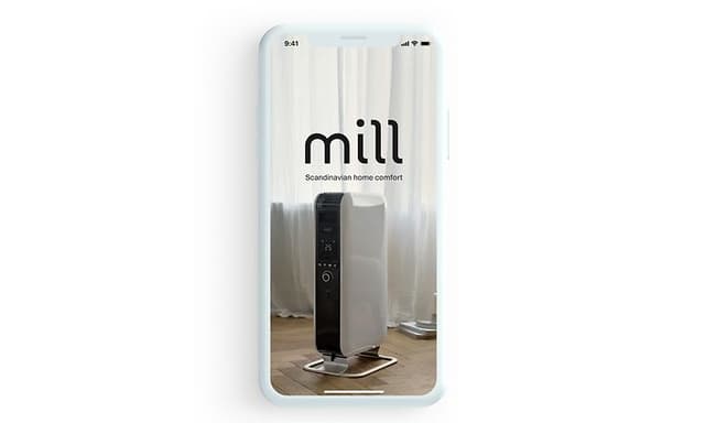 Mill-sovellus älypuhelimen näytöllä