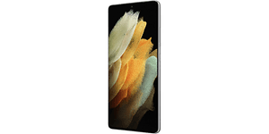 en android-smarttelefon mot en hvit bakgrunn