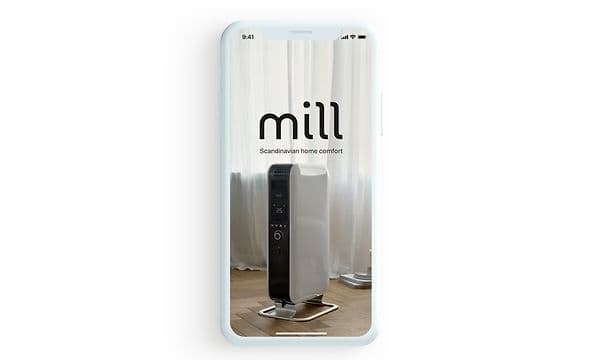 Mill på en smarttelefonskjerm
