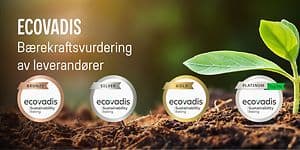 Ecovadis- Bærekraftsvurdering av leverandører