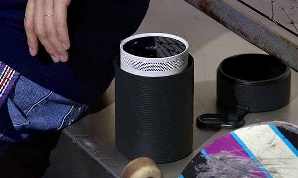 Samsung-Freestyle-Projektor i en æske