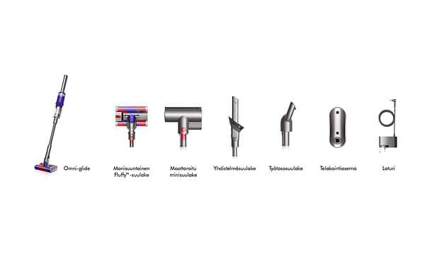 Dyson Omni-Glide -lisävarusteet